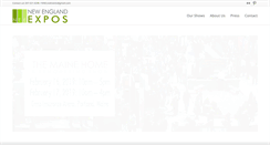 Desktop Screenshot of newenglandexpos.com